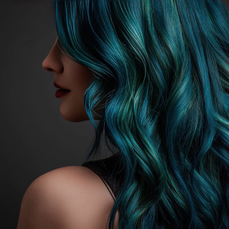proceso de tinte de pelo
